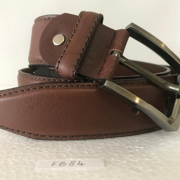 Brown Wingtip Belt Chocolate color Business Casual - Picture 3 of 5